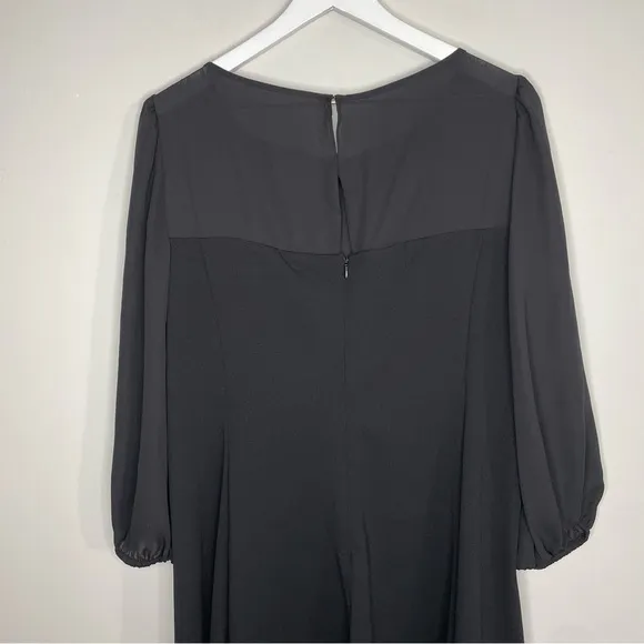 Nwt DKNY Womens Puff Sleeve Knee Cocktail and Party Dress Size 14