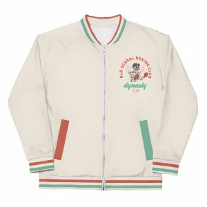 Old School Boxing Club "Punch 'Till I'm Drunk" Bomber Jacket (Canvas)