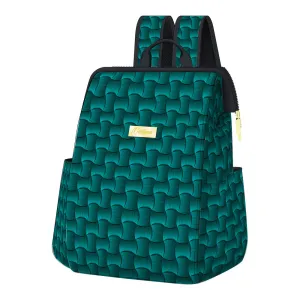 Olive Green Cooler Insulated Backpacks with Time Tunnel Expeditions  Design