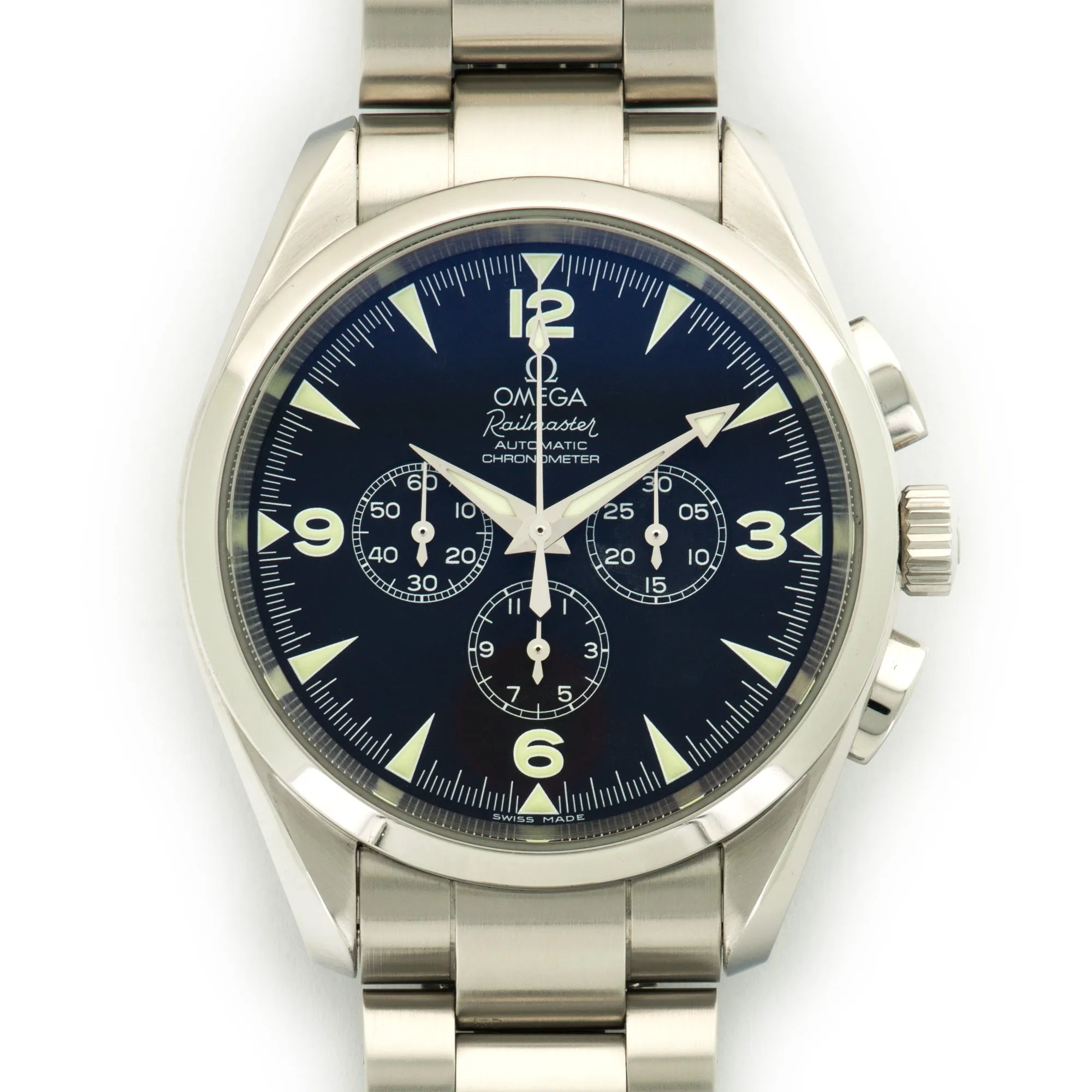 Omega Railmaster Automatic Chronograph Watch Ref. 2812.52.37