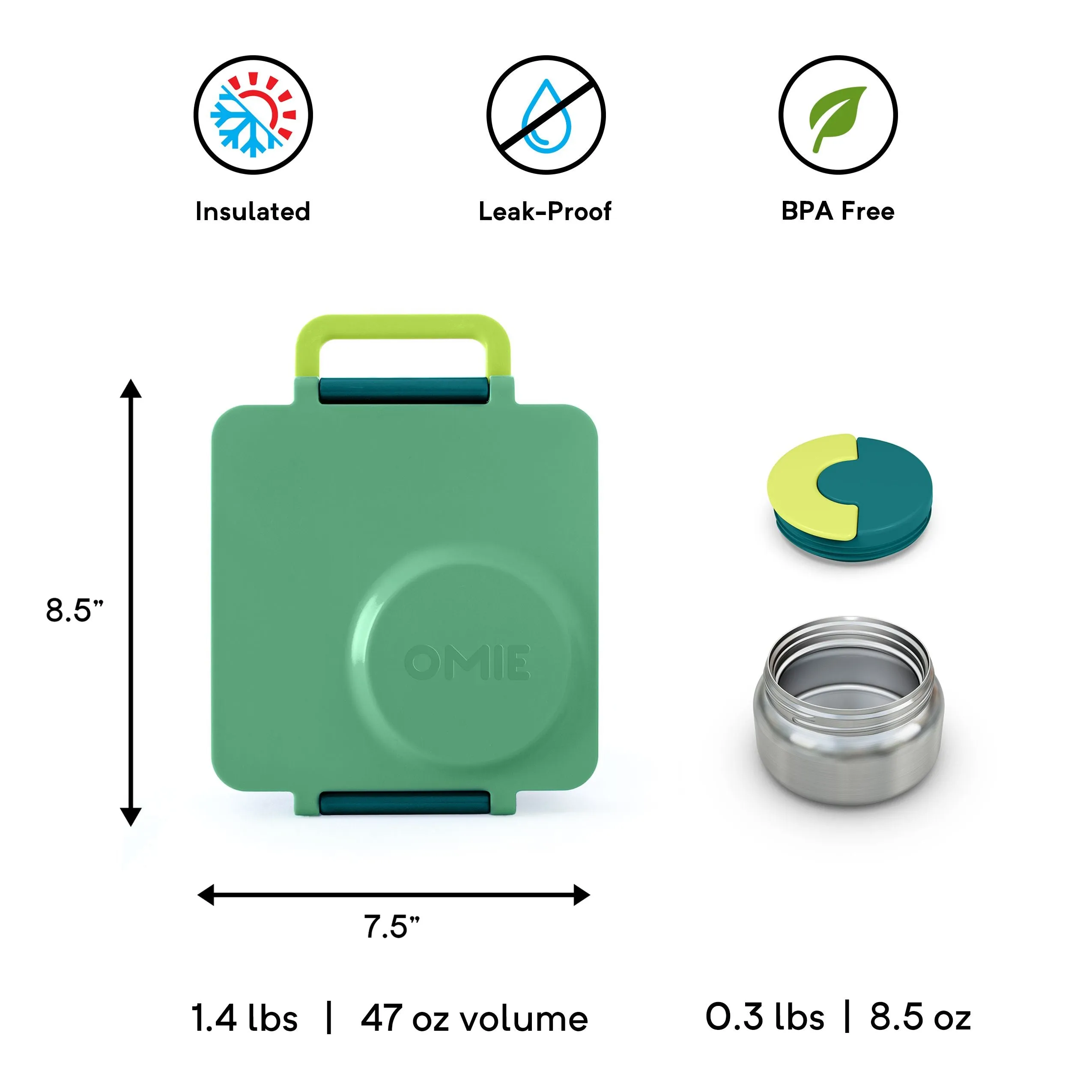 OmieBox Thermos Insulated Bento Box