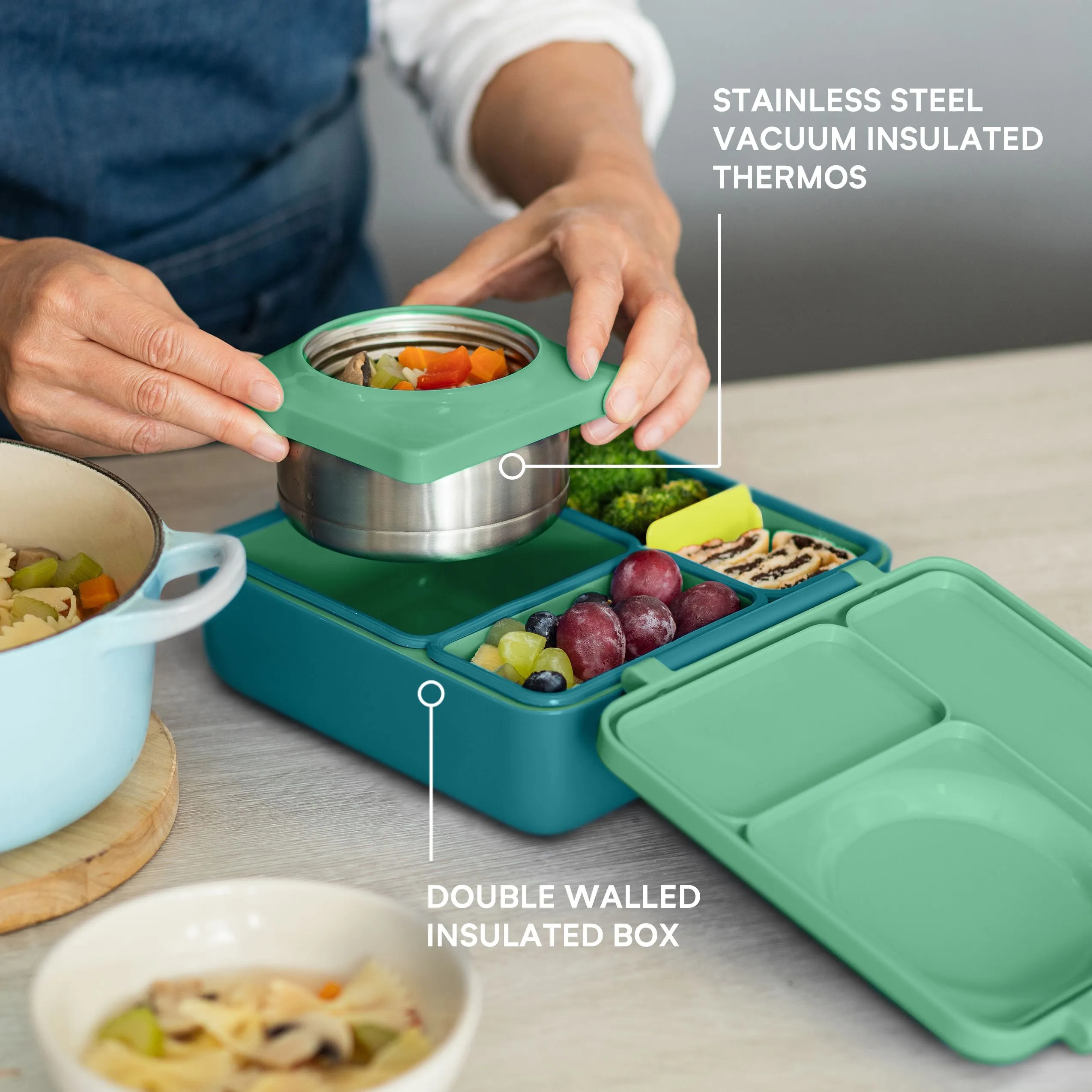 OmieBox Thermos Insulated Bento Box