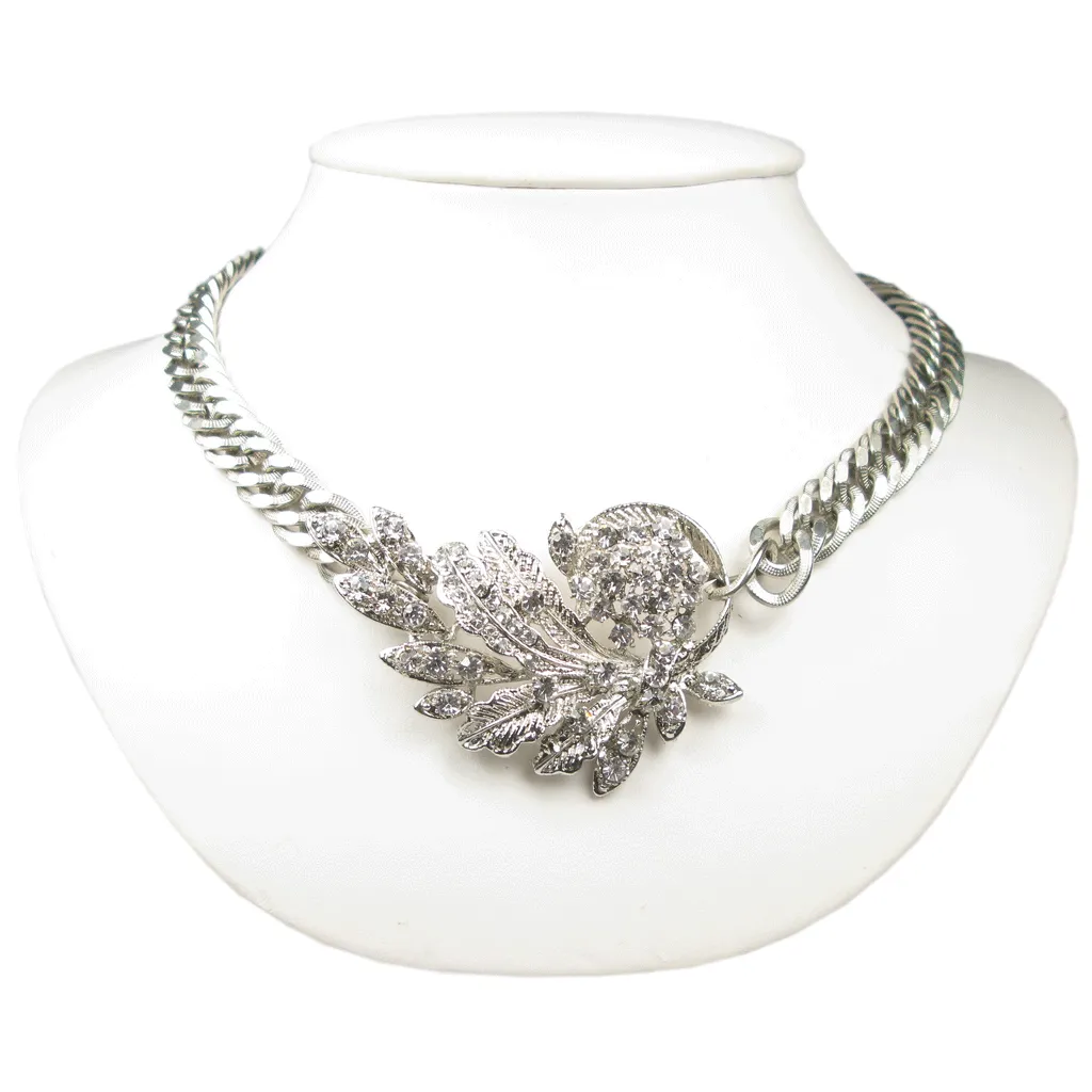 One-Of-A-Kind Nouveau Flourish Necklace