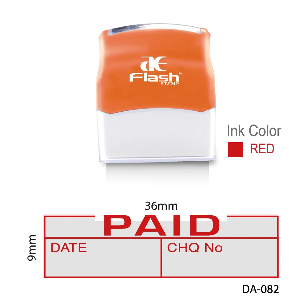 Paid With Date Stamp