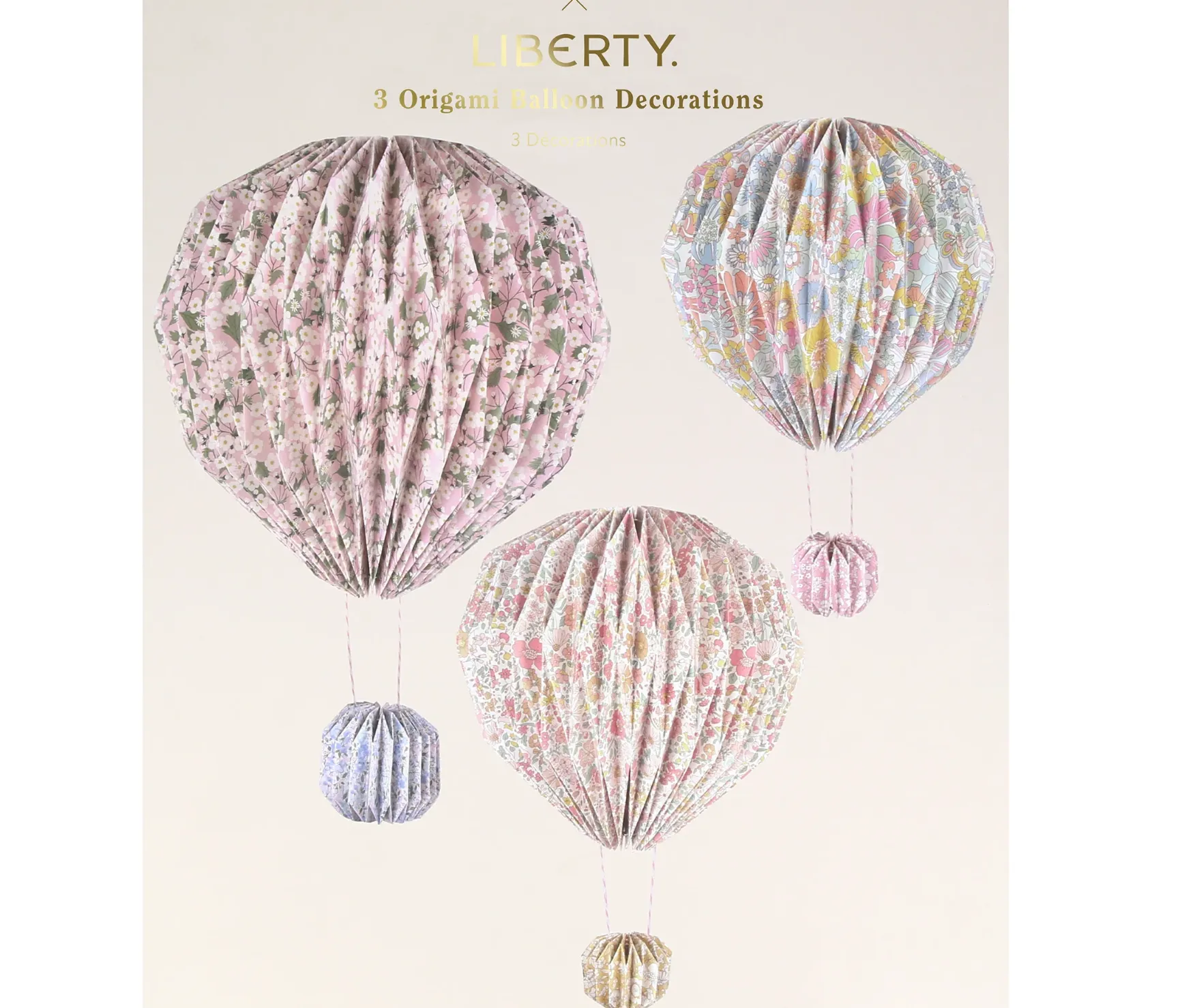 PAPER HOT AIR BALLOONS