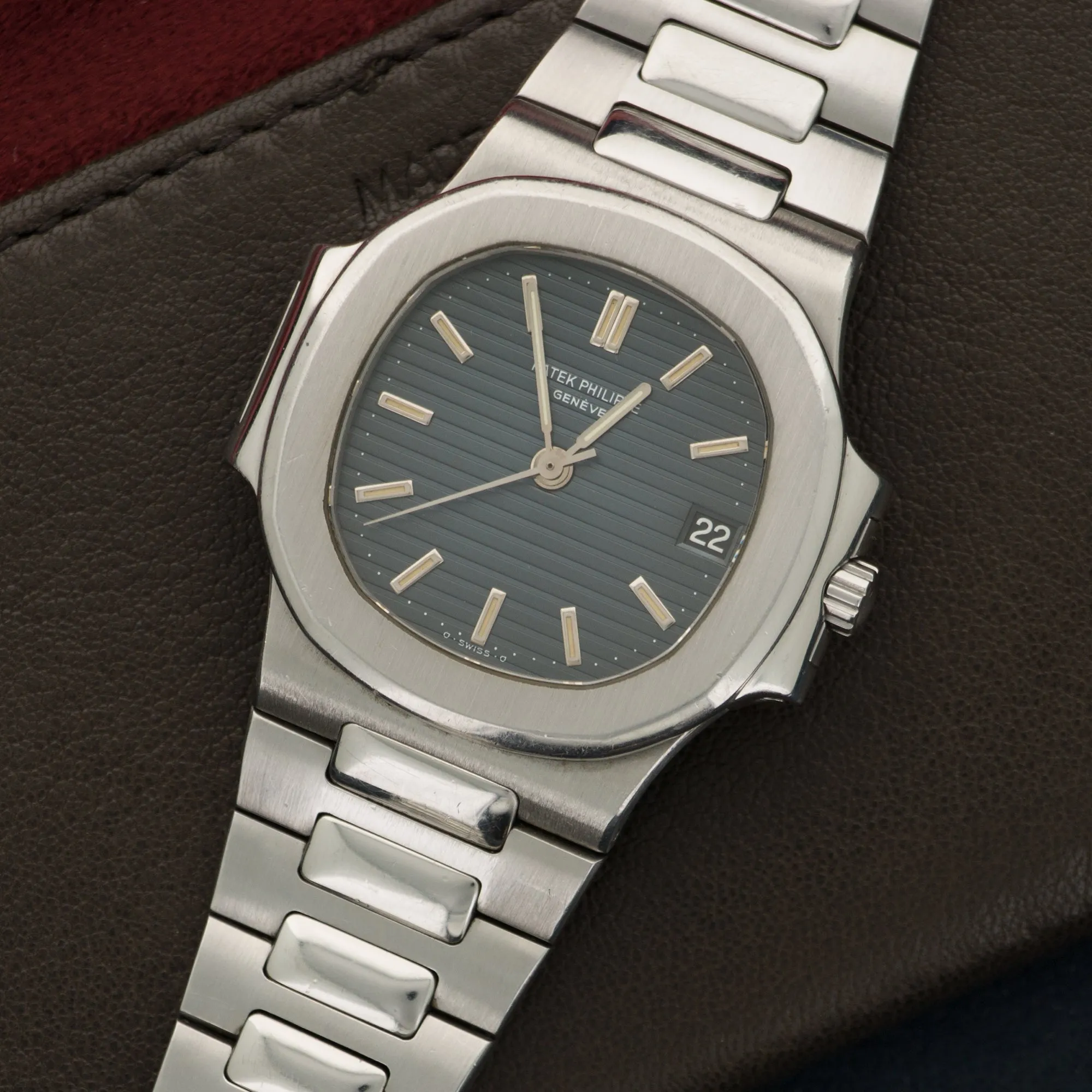 Patek Philippe Stainless Steel Nautilus Watch Ref. 3800