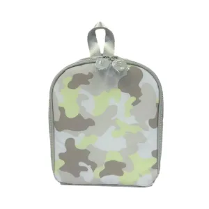 Personalized Nylon Green Camo Lunch Sack