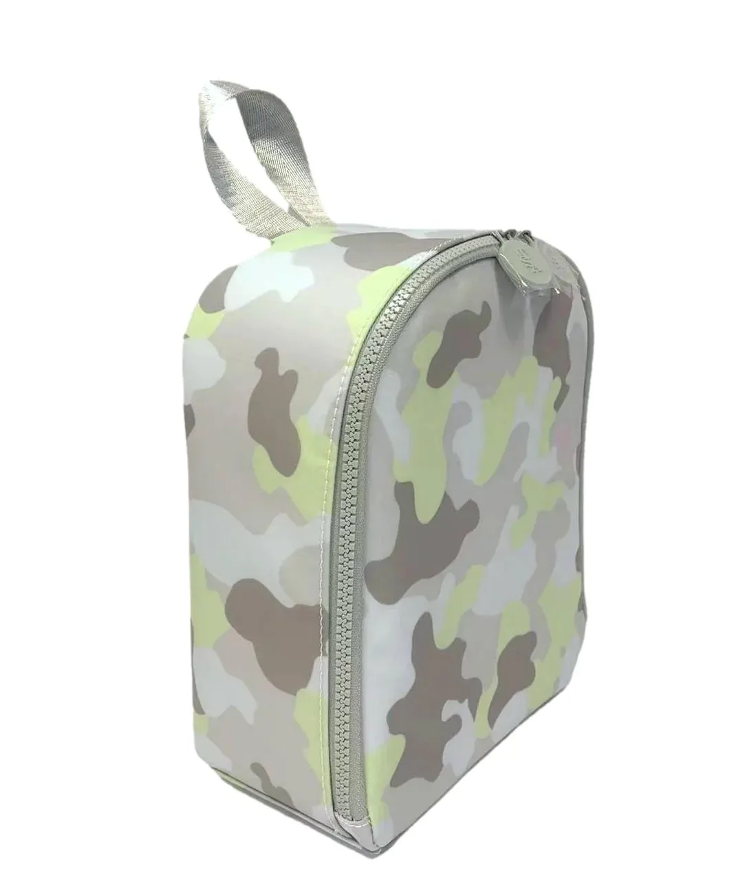 Personalized Nylon Green Camo Lunch Sack