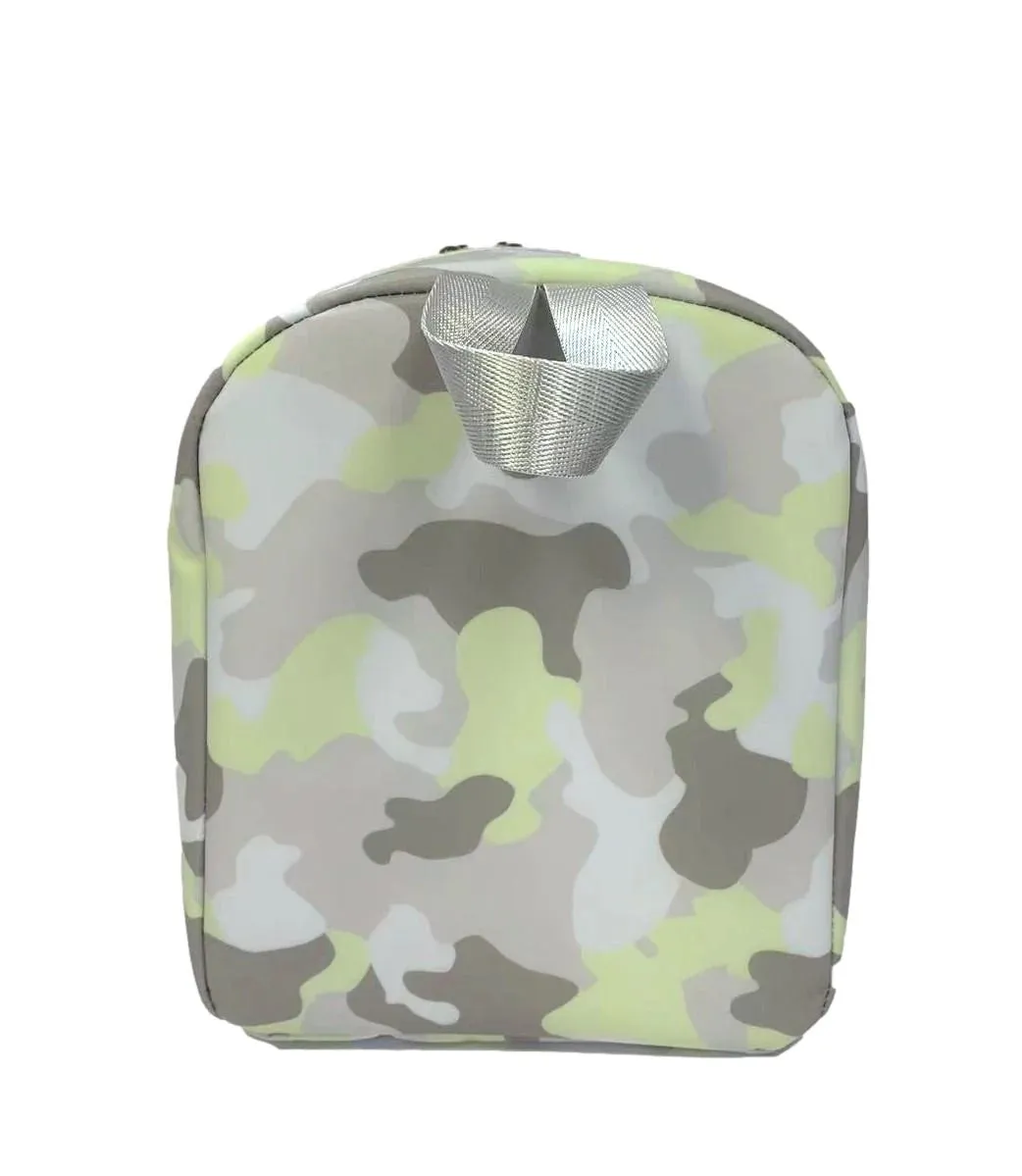 Personalized Nylon Green Camo Lunch Sack