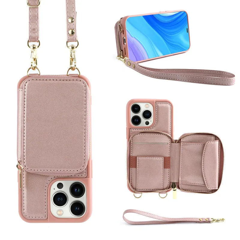 Phone Cover With Wallet & Sling, Crossbody Handbag