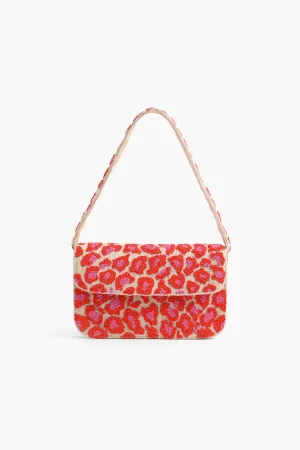 Pink Leopard Shoulder Bag