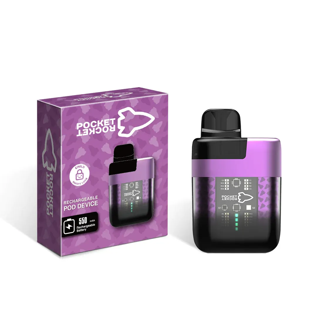 Pocket Rocket Pre-filled Pod Vape (Battery Only)