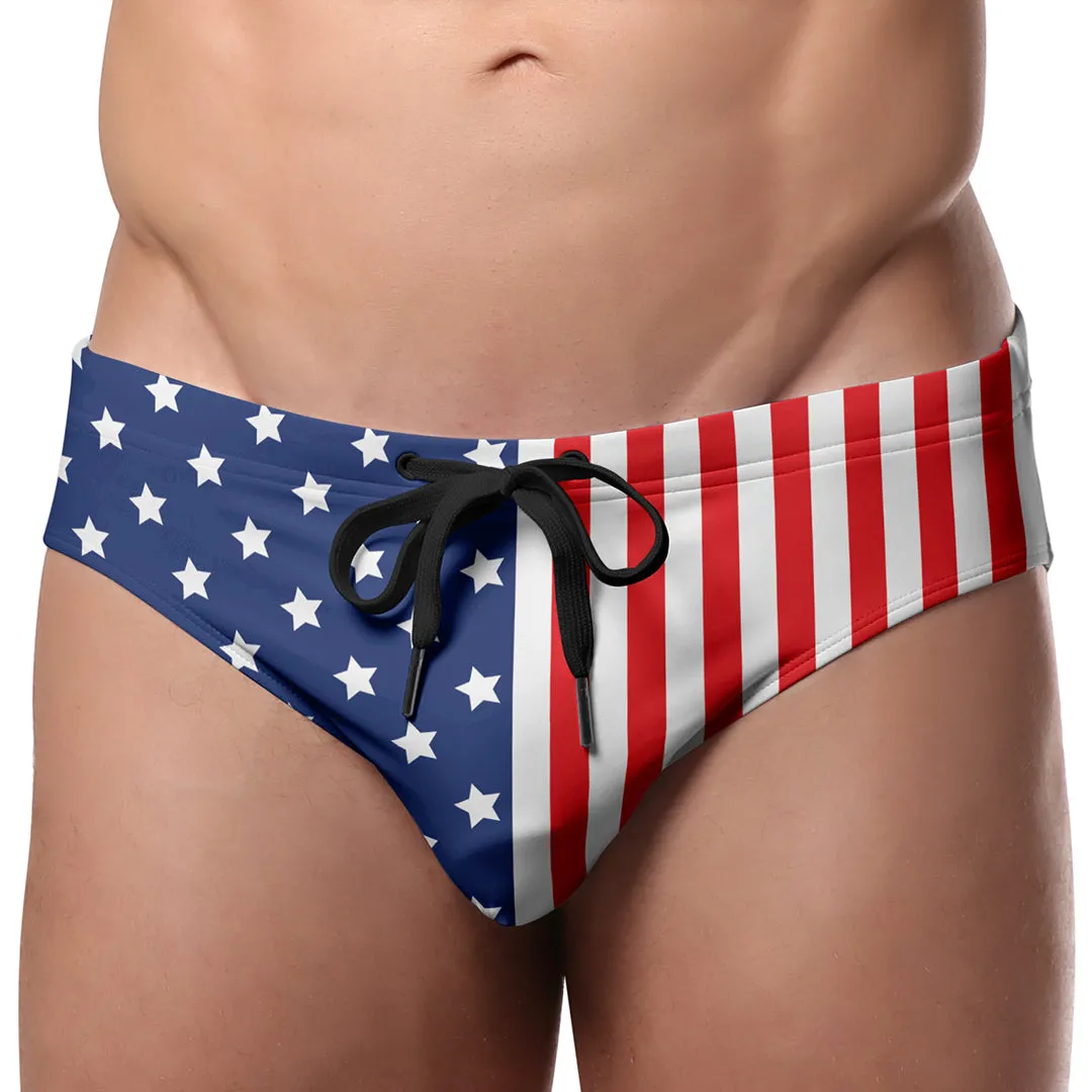Pool Boy Party In The USA Swim Brief