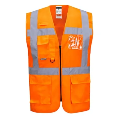 Portwest Madrid Hi Visibility Executive Mesh Vest Ris 3279- C496