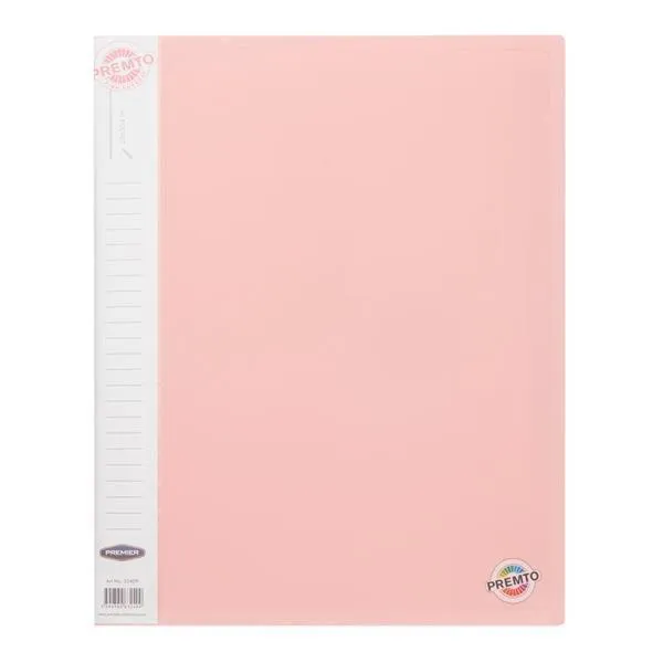 Premto - A4 40 Pocket Display Book - Pastel - Pink Sherbet