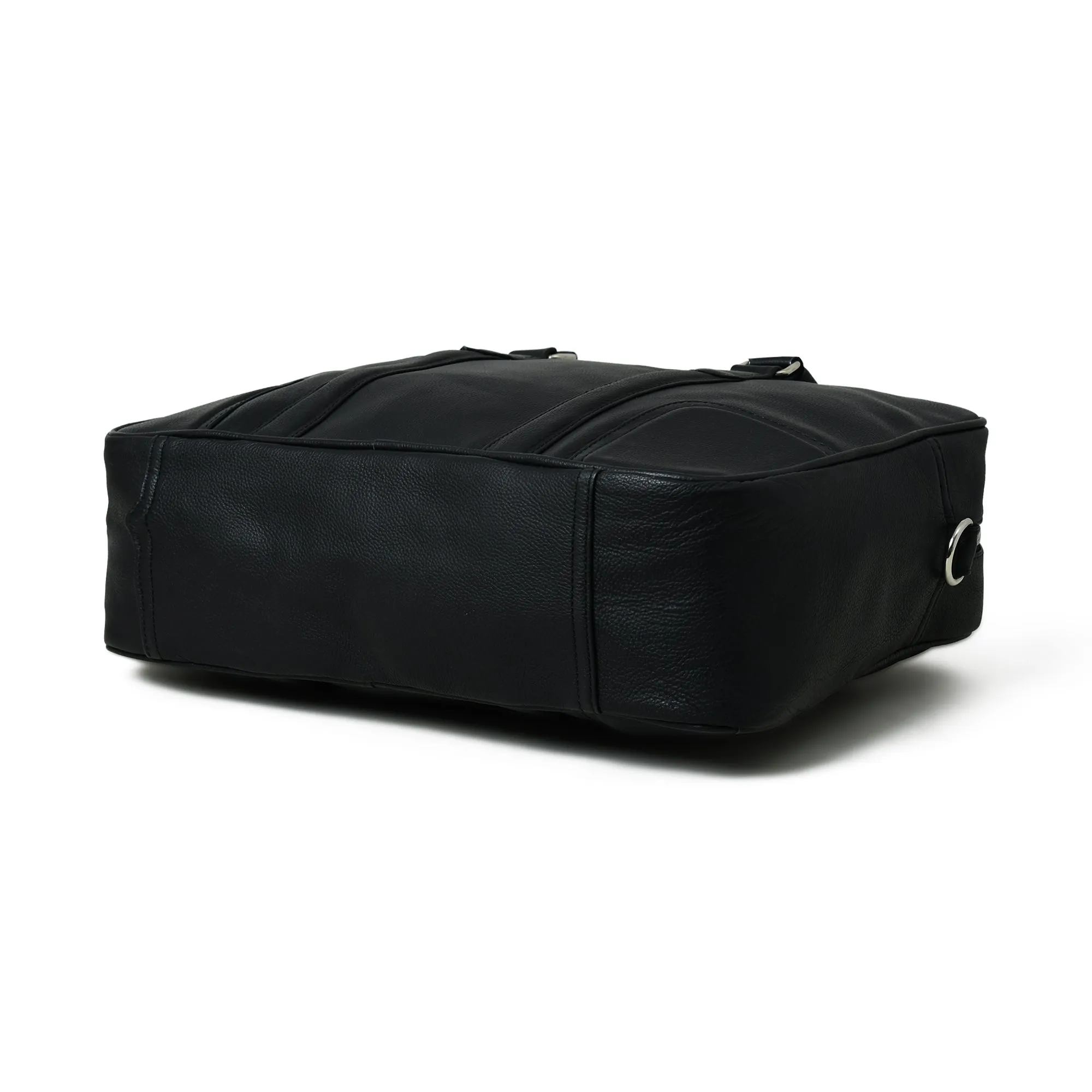 Privacy-focused Texas Black Expert assistance Leather Briefcase