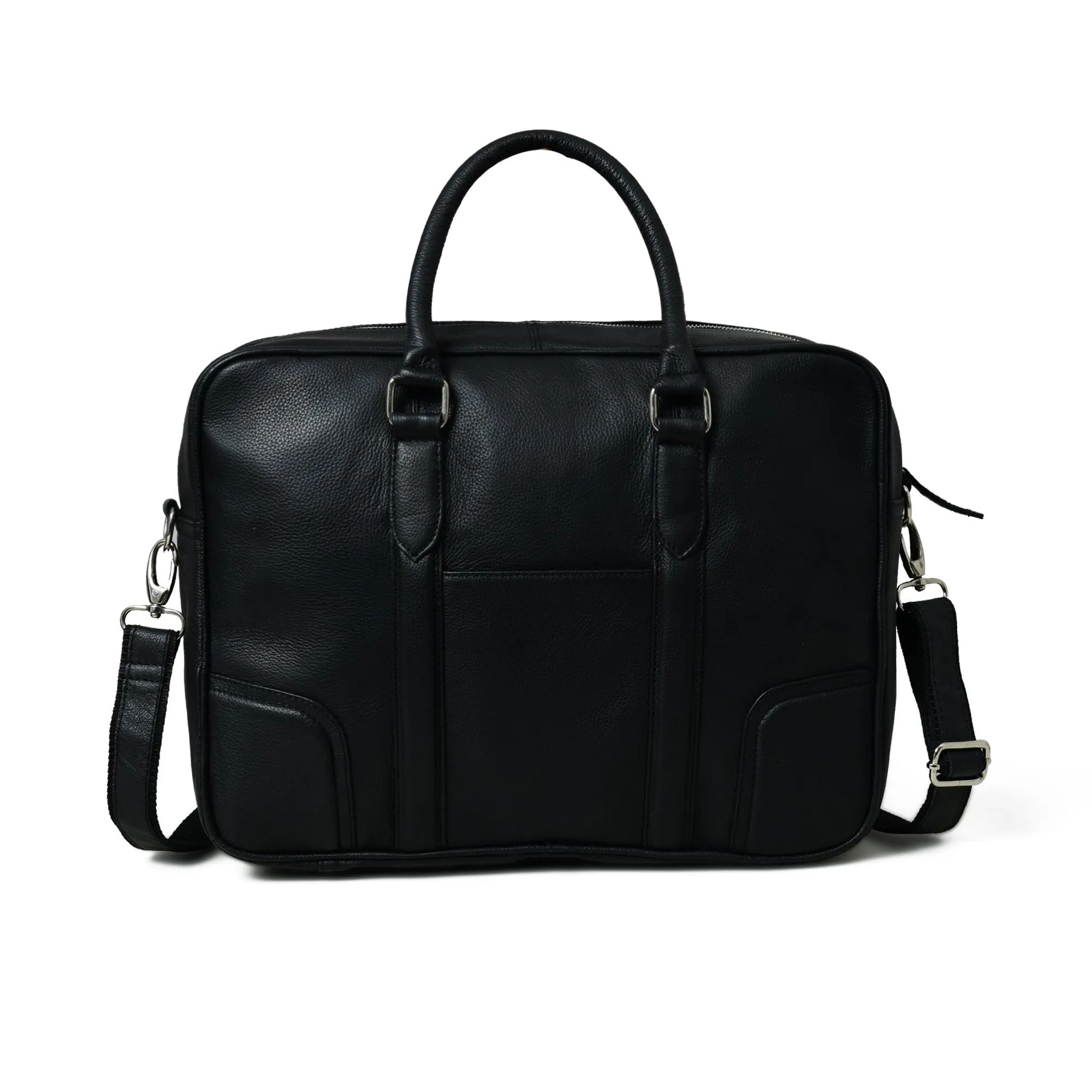 Privacy-focused Texas Black Expert assistance Leather Briefcase