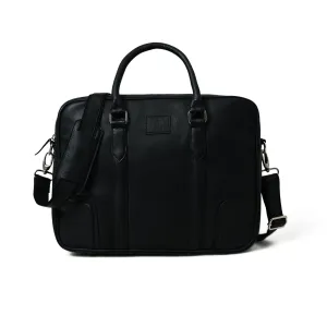 Privacy-focused Texas Black Expert assistance Leather Briefcase