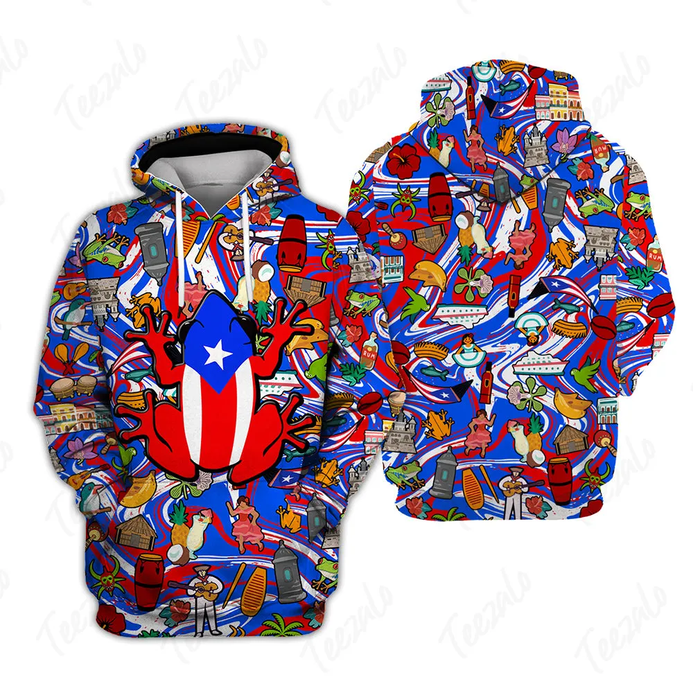 Puerto Rico Personalized Hoodie HOMCFS