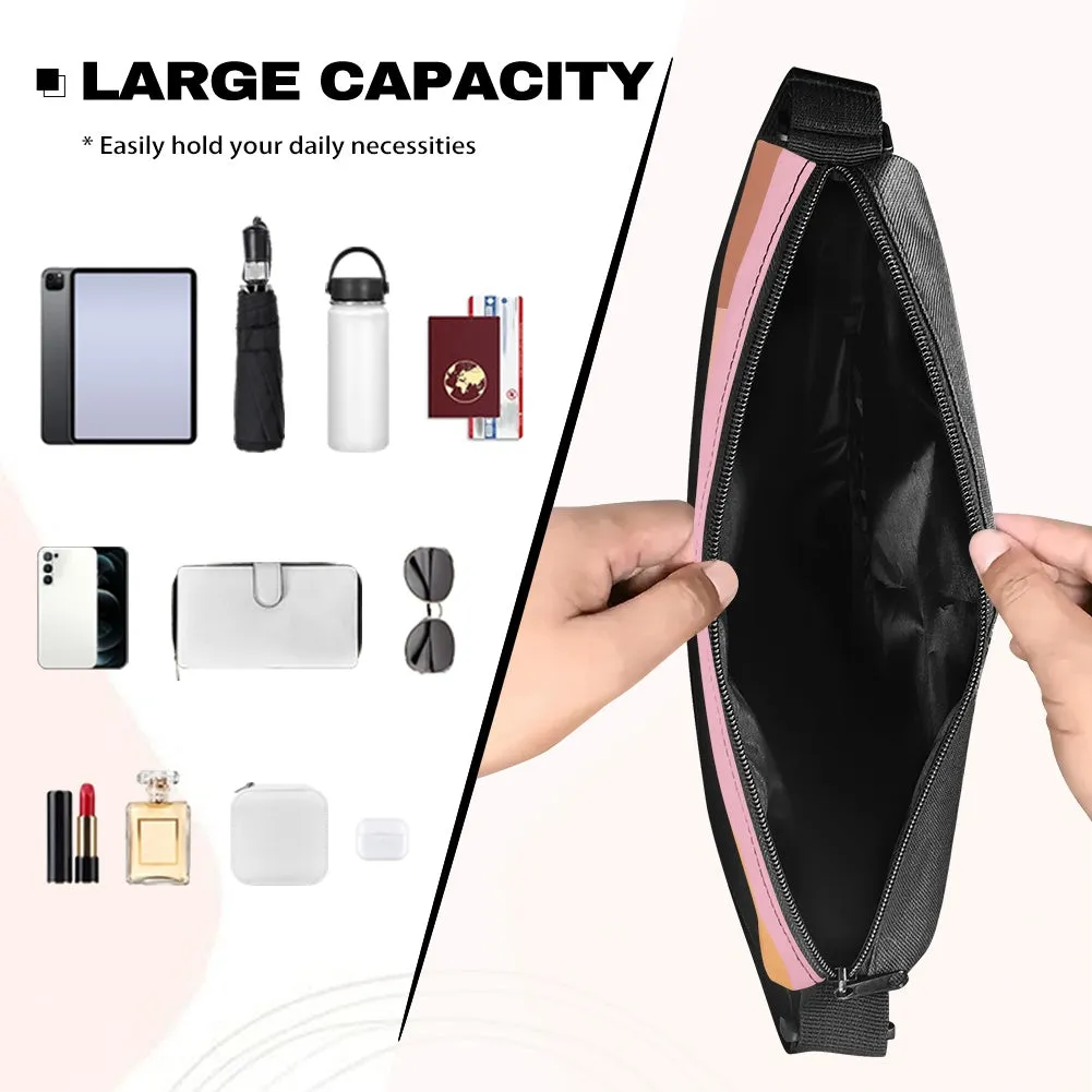 Pug Design Large Capacity Underarm Bag