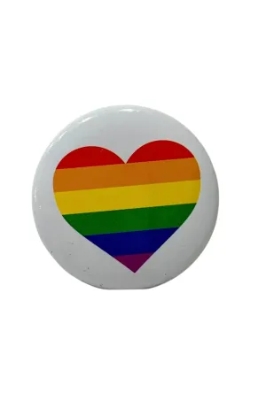 Rainbow Heart Badge