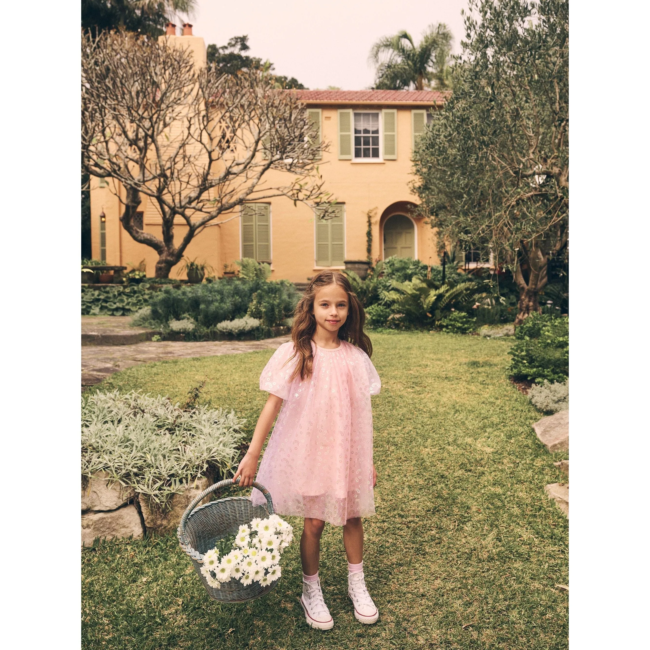 Rainbow Tulle Party Dress