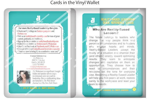 Reality-Based Leadership Mem-Cards