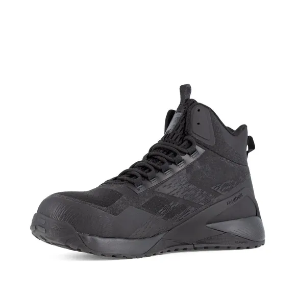 REEBOK WORK NANO X1 ADVENTURE WORK ATHLETIC WORK MID CUT BLACK - 7
