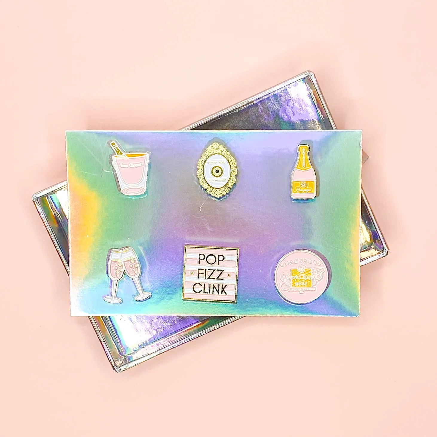 Rendez Veuve Cheers Charms, Set of 6