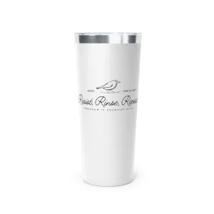 Resist Rinse Repeat Logo Tumbler - 22oz Copper Vacuum Insulated Drinkware