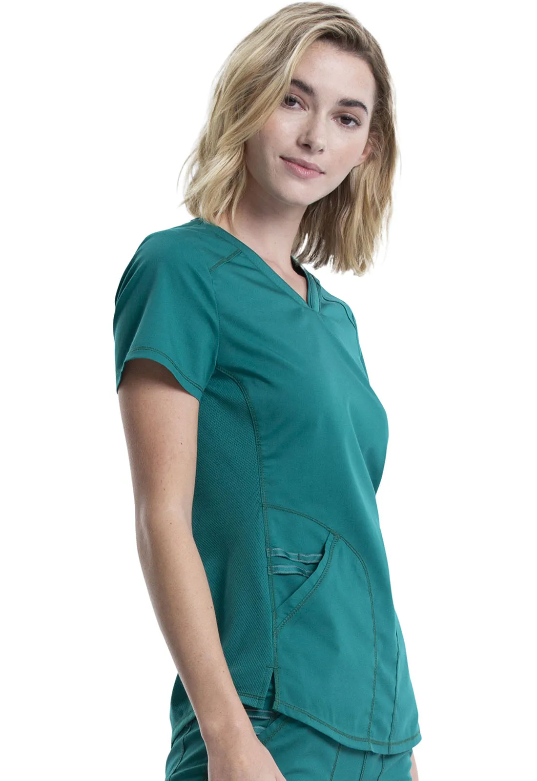 Revolution WW601 V-Neck Top Hunter Green