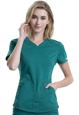 Revolution WW601 V-Neck Top Hunter Green
