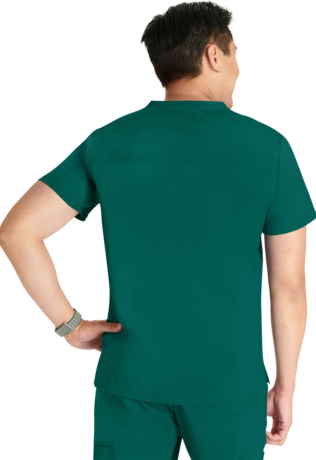 Revolution WW751 Men's V-Neck Top Hunter Green