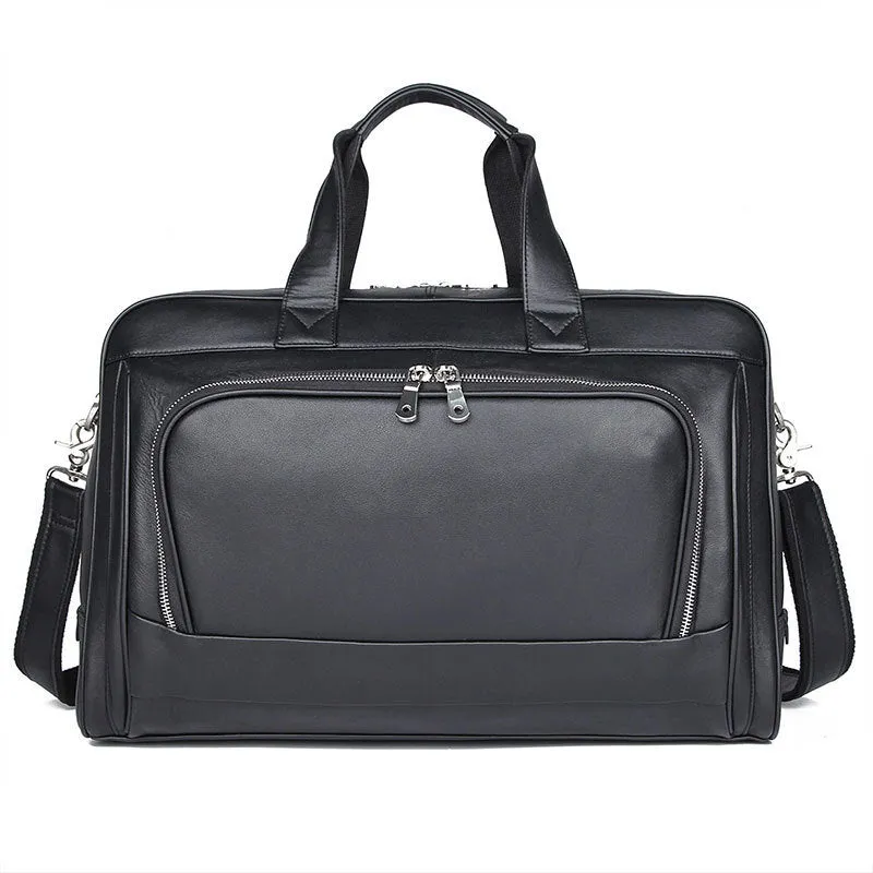 Rex Leather Business Briefcase 17" Laptop Bag