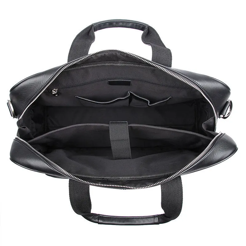 Rex Leather Business Briefcase 17" Laptop Bag