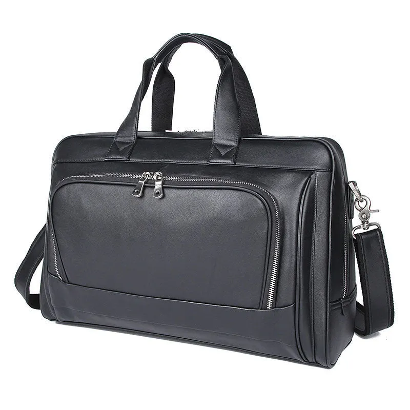 Rex Leather Business Briefcase 17" Laptop Bag