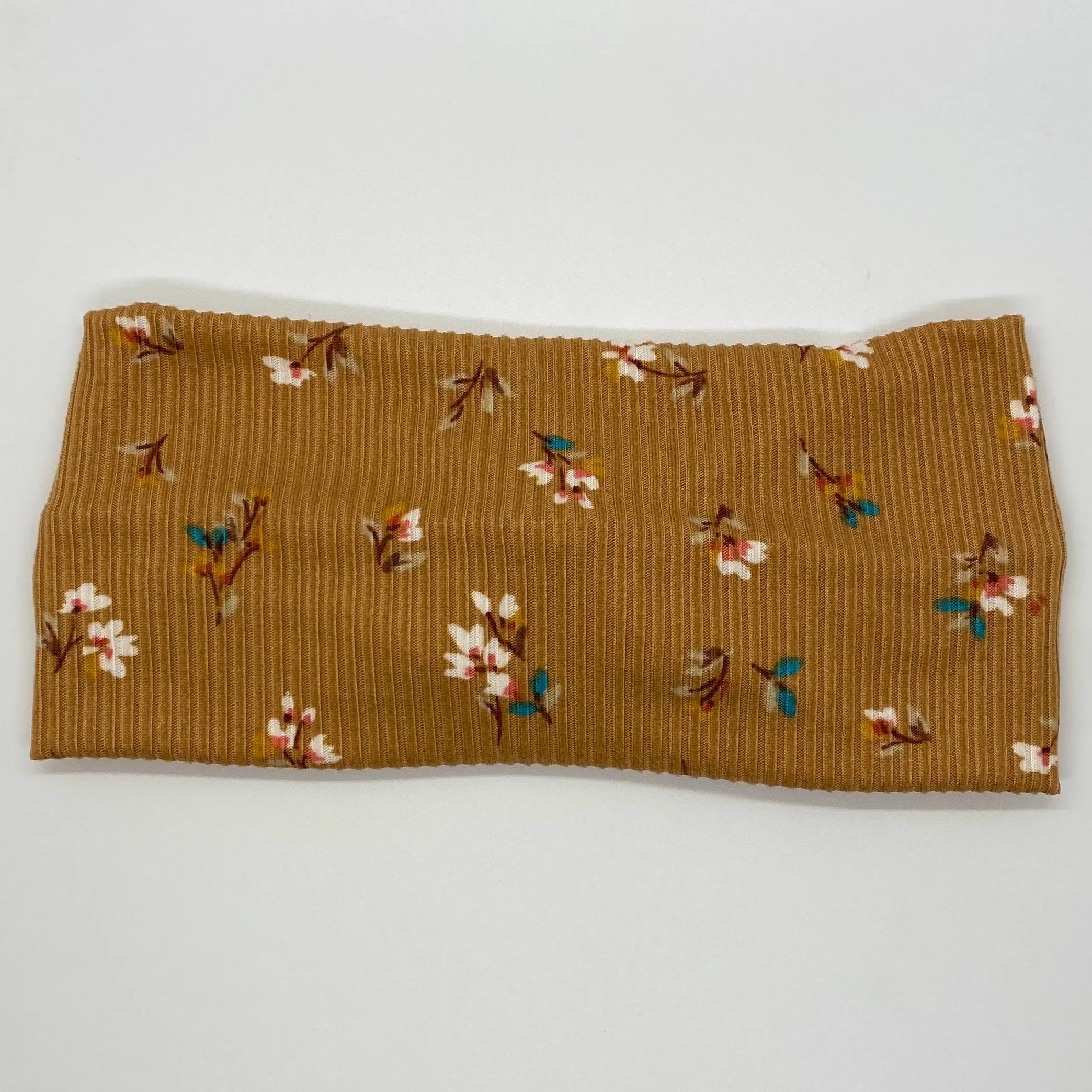 Ribbed Hazel Floral Twist Headband