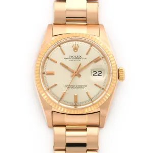 Rolex Rose Gold Datejust Watch Ref. 1601