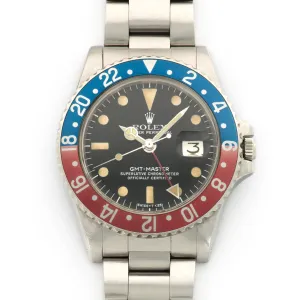 Rolex Steel GMT-Master Watch Ref. 1675
