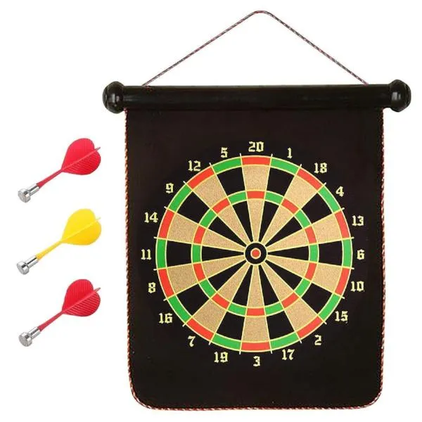Roll-Up Double Sided Dart Board
