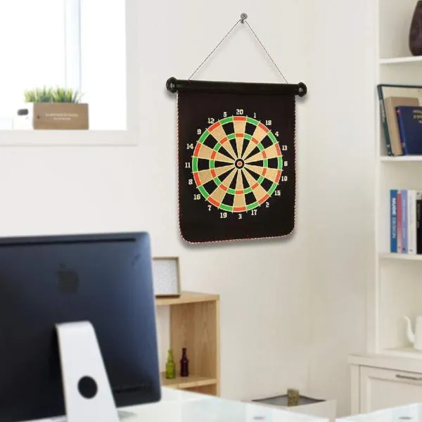 Roll-Up Double Sided Dart Board