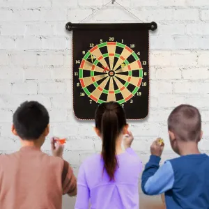Roll-Up Double Sided Dart Board
