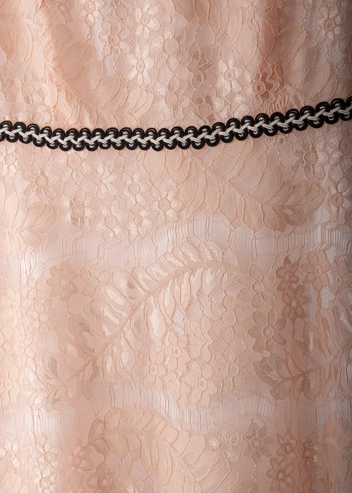 RR • Puff Sleeves Italian Lace Dress