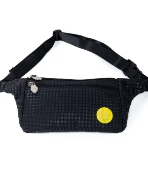 RUBBERIZED BUM BAG BLACK
