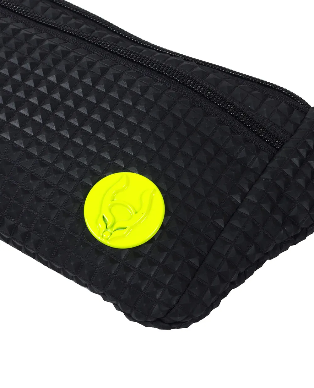 RUBBERIZED BUM BAG BLACK