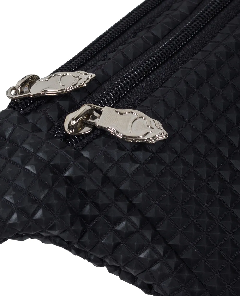 RUBBERIZED BUM BAG BLACK