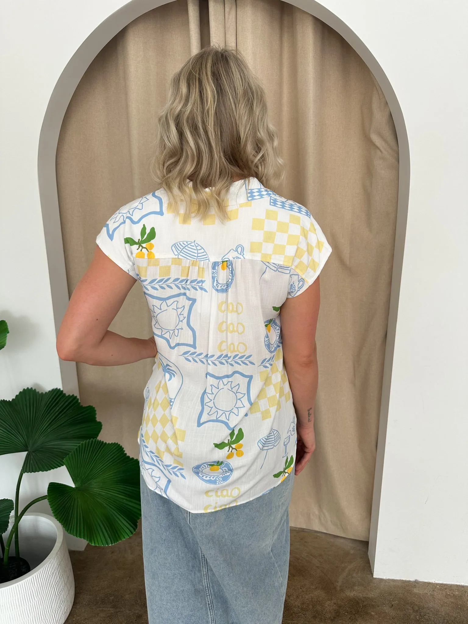 Ruth Top -White