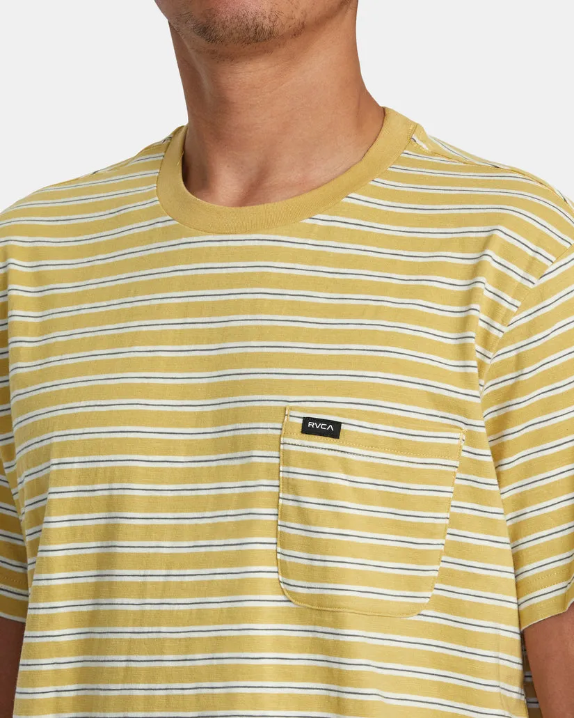RVCA Mens Magnolia Crew Short Sleeve Knit Tee