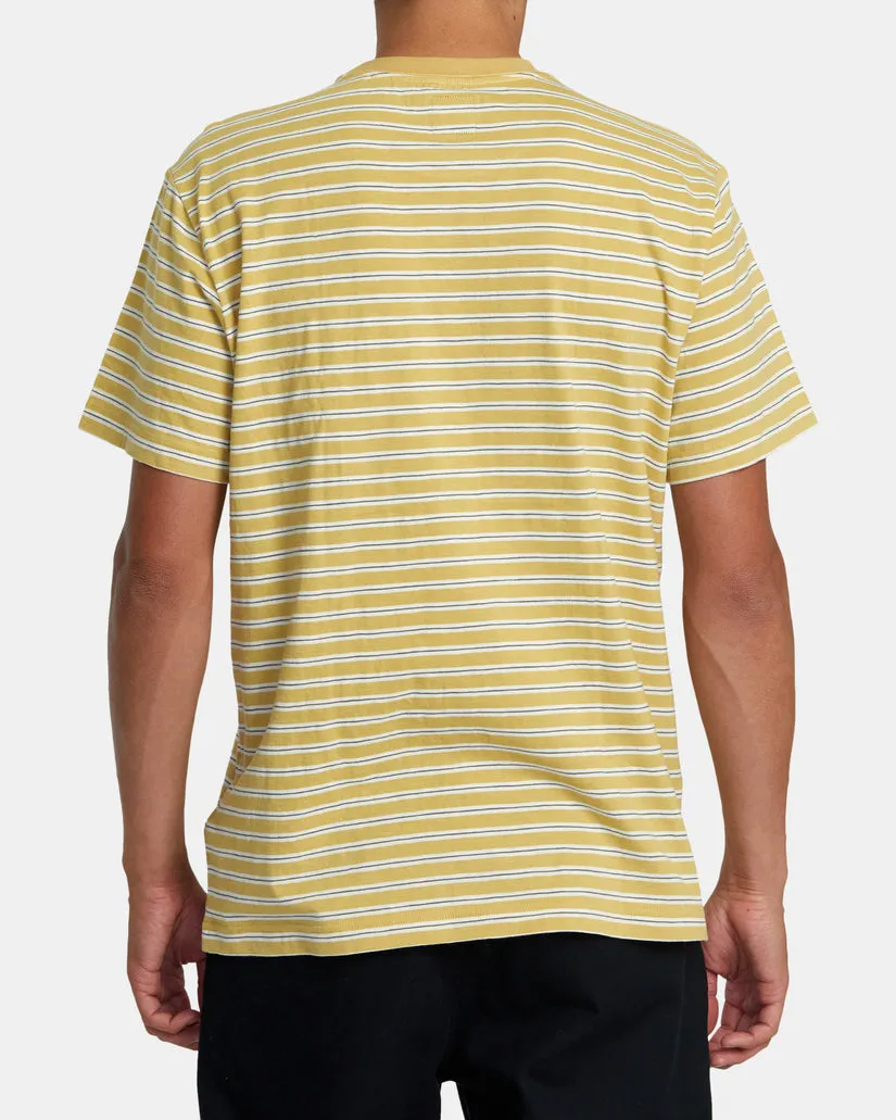 RVCA Mens Magnolia Crew Short Sleeve Knit Tee