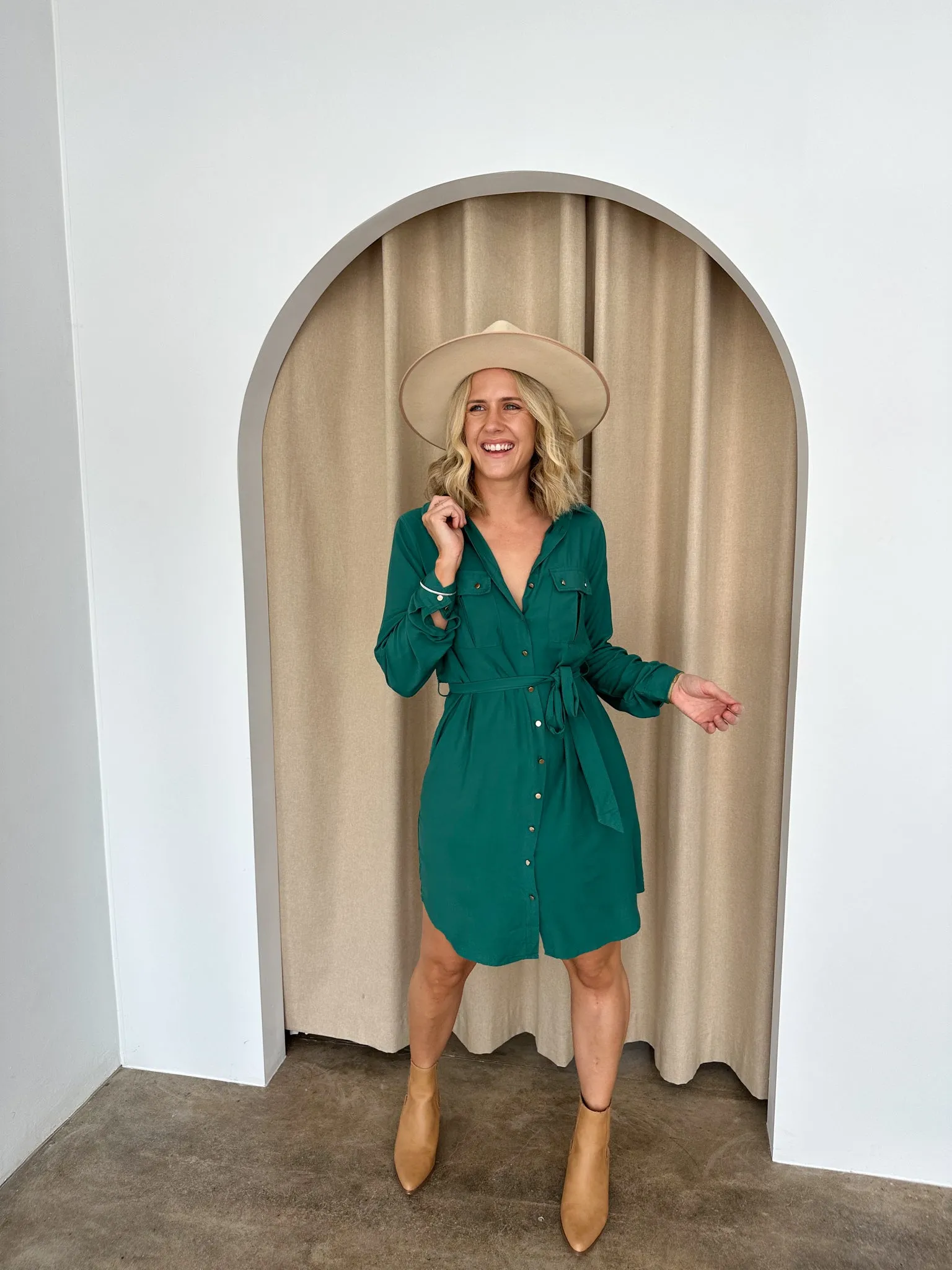 Ryder Dress -Green